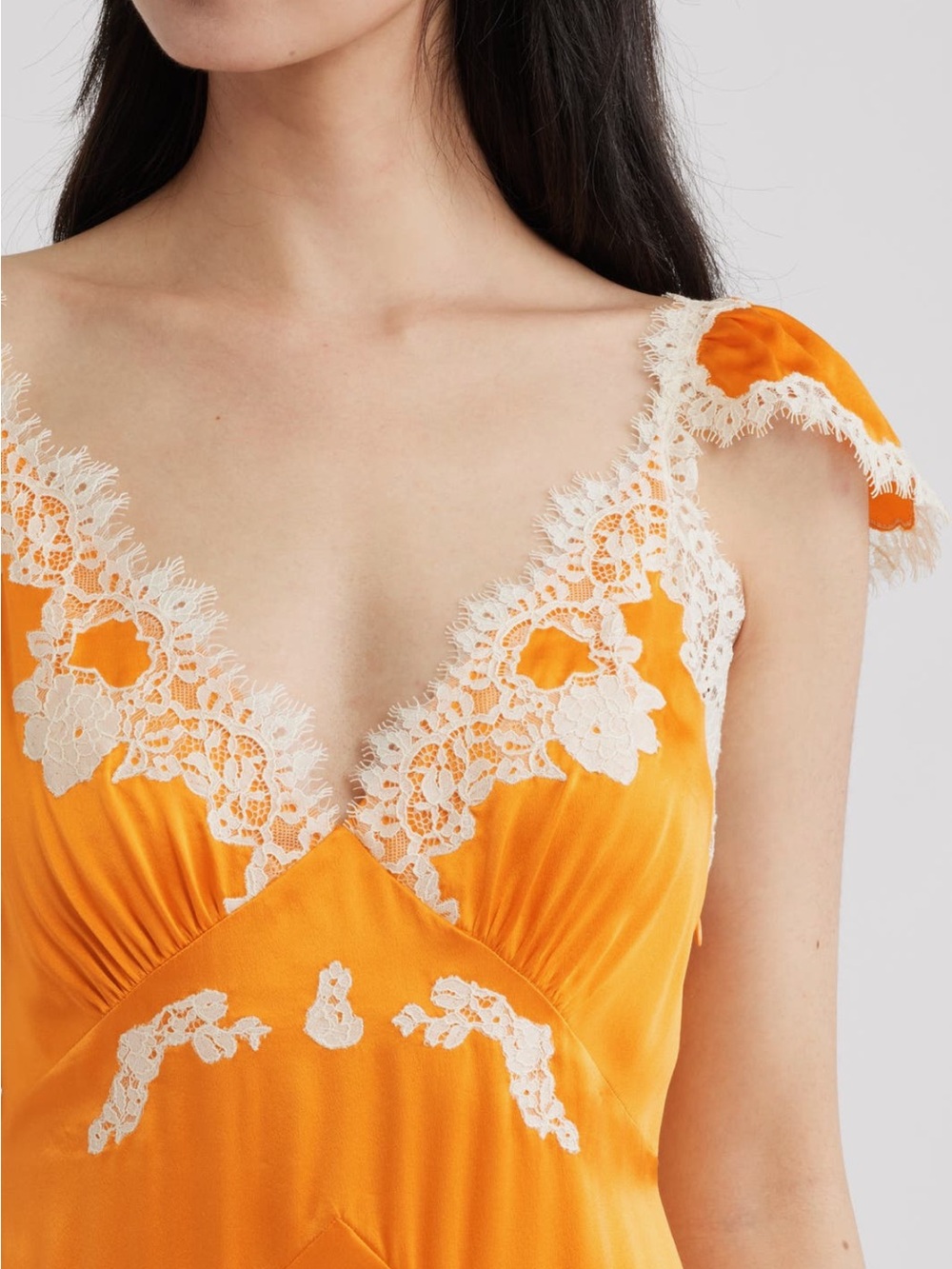 DOEN Fiona Dress in Tangerine - Picture 4 of 11
